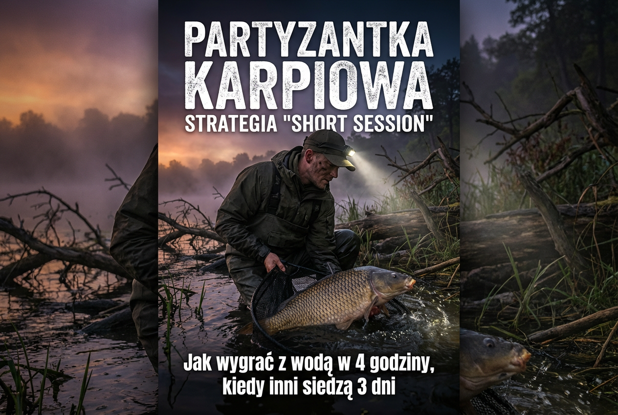 Partytyzantka Karpiowa: Strategia 'Short Session'. Jak wygrać z wodą w 4 godziny, kiedy inni siedzą 3 dni